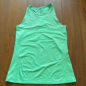 Nike Green Sleeveless Athletic Tank Top